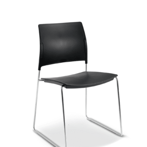 Cadeira Go 34006 A com braços – base cromada