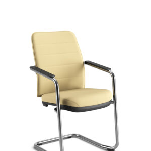 Cadeira de Aproximação NewNet Soft 16506 S – braços integrados – bege