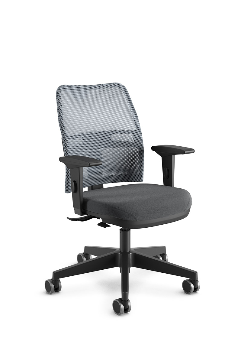 Cadeira Executiva NewNet 16003 SRE – braços SL – base nylon