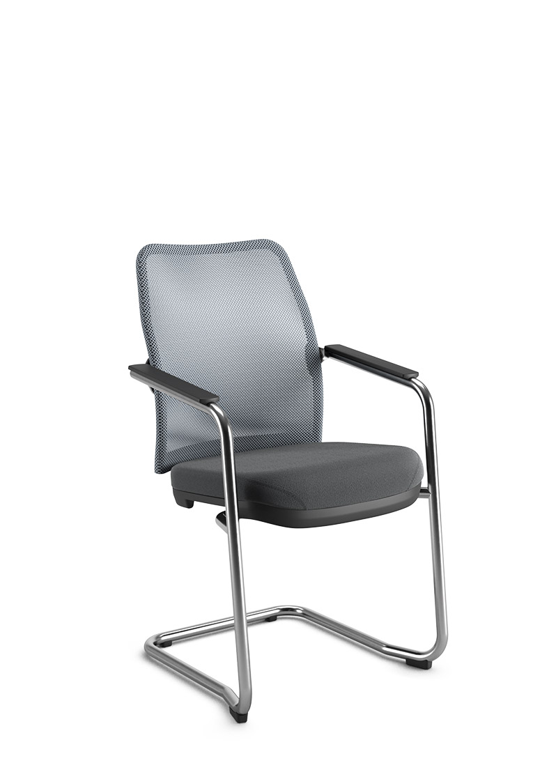 Conjunto NewNet – 1 presidente 16001 AC e 2 fixas 16006 S – bases cromadas