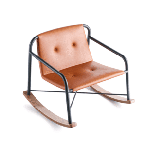 Poltrona Stretch 36906 – base esqui em madeira