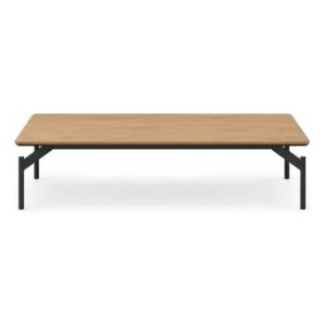 Mesa de centro Flat com tampo em MDF e pés em aço