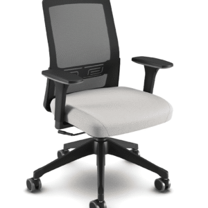 Cadeira Executiva Moov 17101 Syncron – encosto em tela preta – base nylon UP